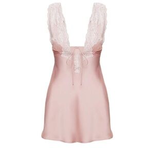 Nourish mini dress in pink